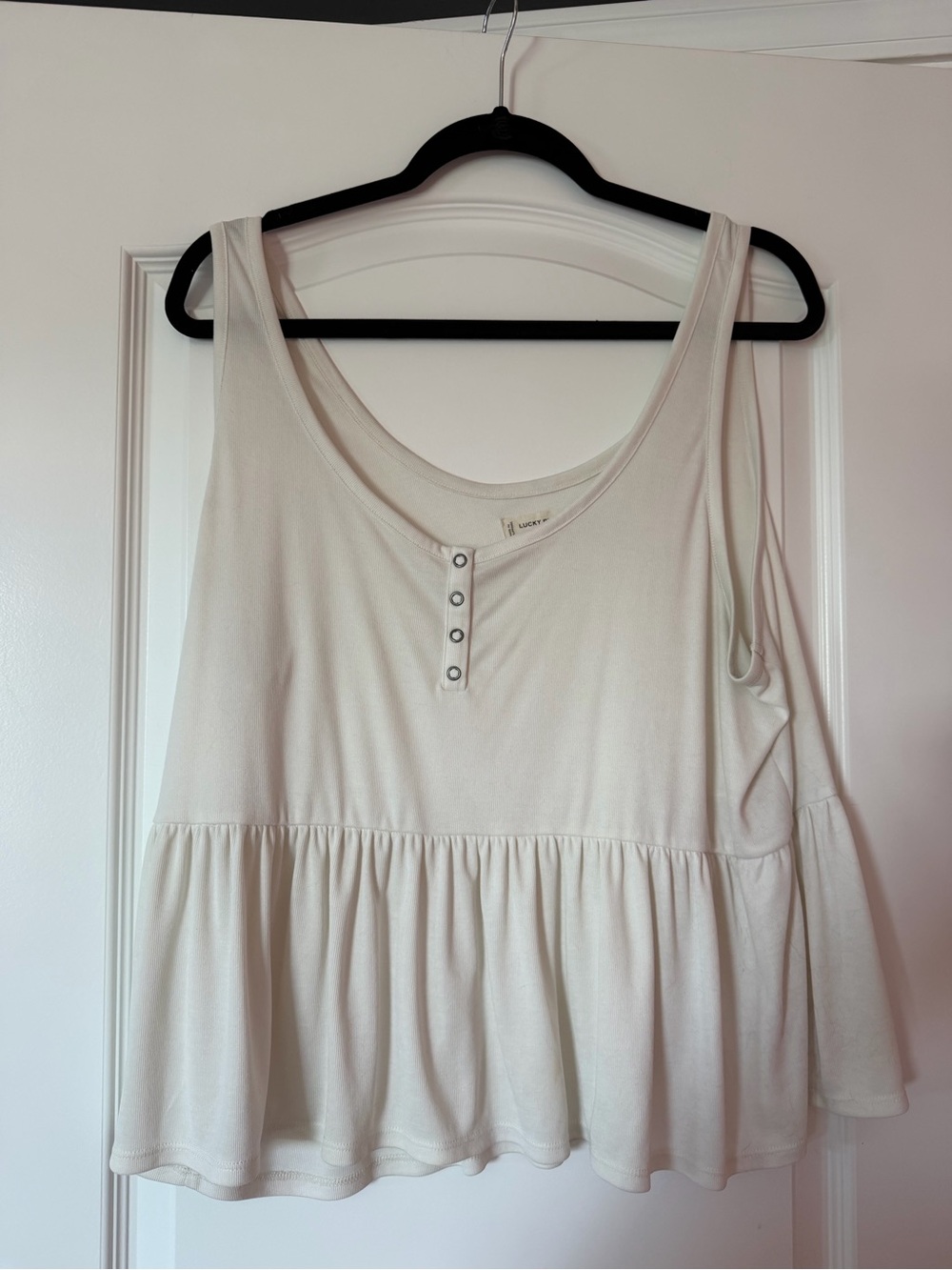 Lucky Brand Peplum Tank Top